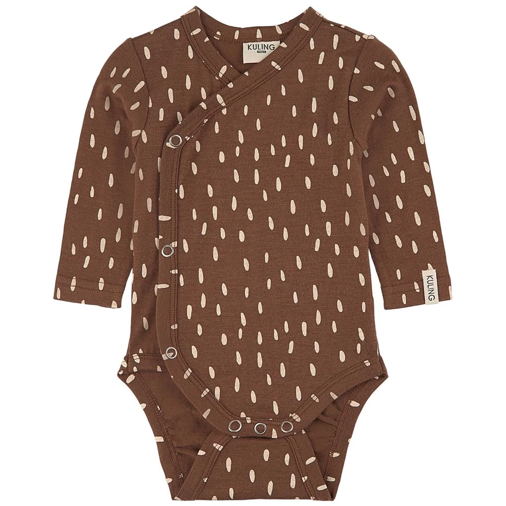 Dotted Wrap Body Brown 3 Dotted Wrap Body Brown