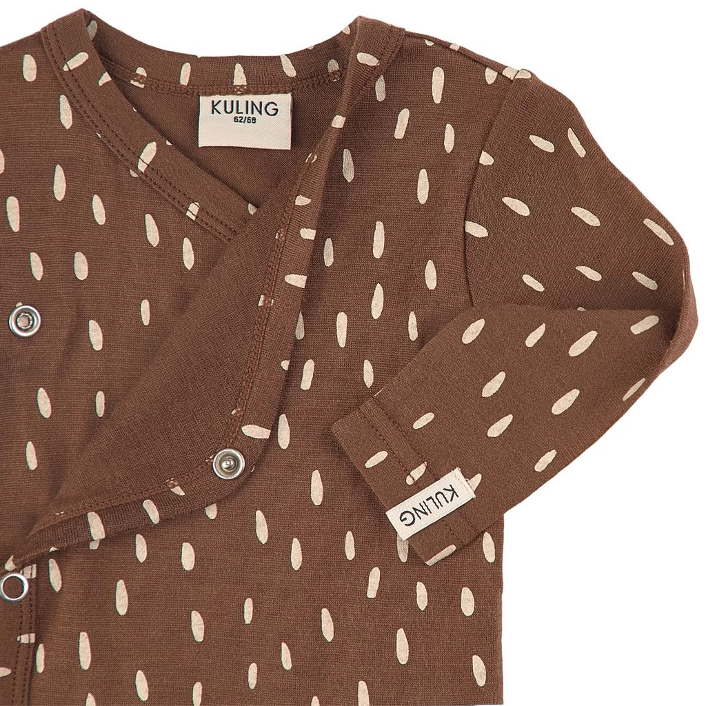 Dotted Wrap Body Brown 4 Dotted Wrap Body Brown - Image 2