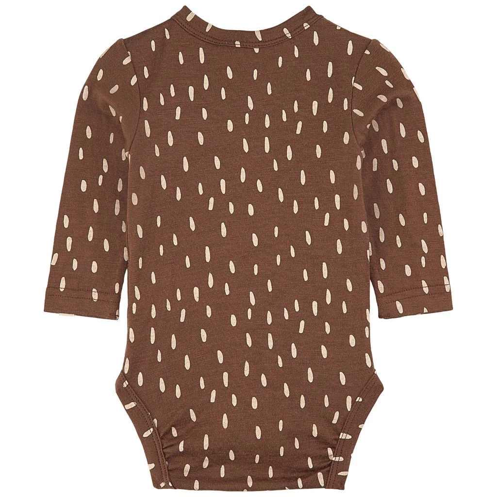 Dotted Wrap Body Brown 5 Dotted Wrap Body Brown - Image 3