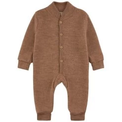 Fleece Onesie In Wool Walnut