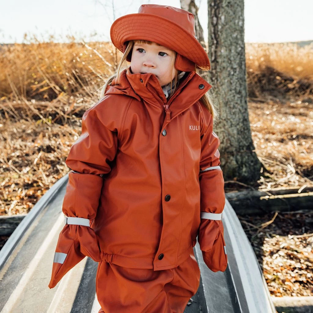 Ottawa Lined Recycled Rain Set Rust 4 Ottawa Lined Recycled Rain Set Rust - Image 2