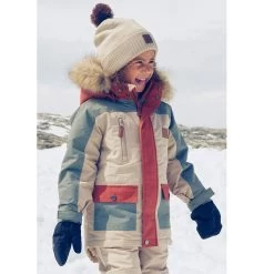 Val Thorens Color-blocked Parka Green/Sand -Childrens Fashion Discount Store 1024x1024 742