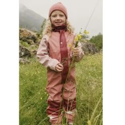 Edinburgh Recycled Lined Rain Coverall Burnt Pink/Burgundy -Childrens Fashion Discount Store 1024x1024 758