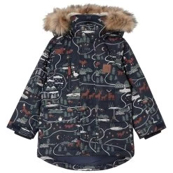 Val Thorens Parka Navy Landscape