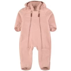 Livigno Wind Fleece Coverall Woody Rose