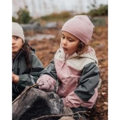 Lillehammer Color-blocked Shell Jacket Woody Rose/Light Green -Childrens Fashion Discount Store 1024x1024 900