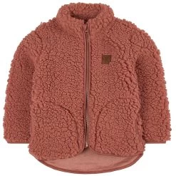 Dayton Teddy Fleece Jacket Burnt Pink