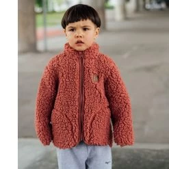 Dayton Teddy Fleece Jacket Burnt Pink -Childrens Fashion Discount Store 1024x1024 97